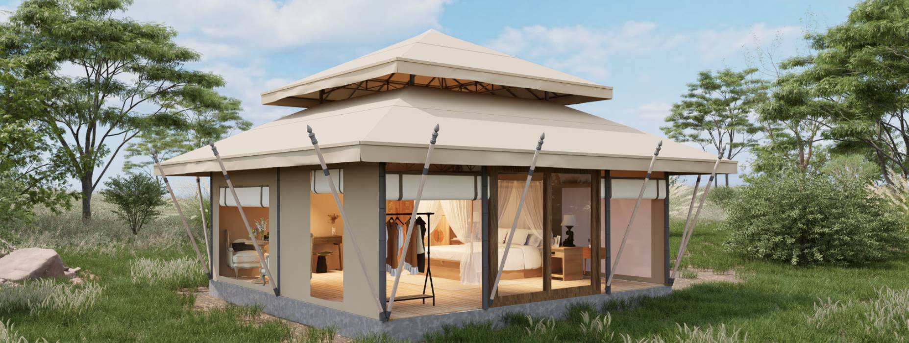 自流井区户外野奢帐篷